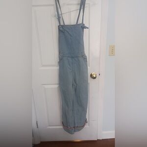Light Blue Denim Overalls